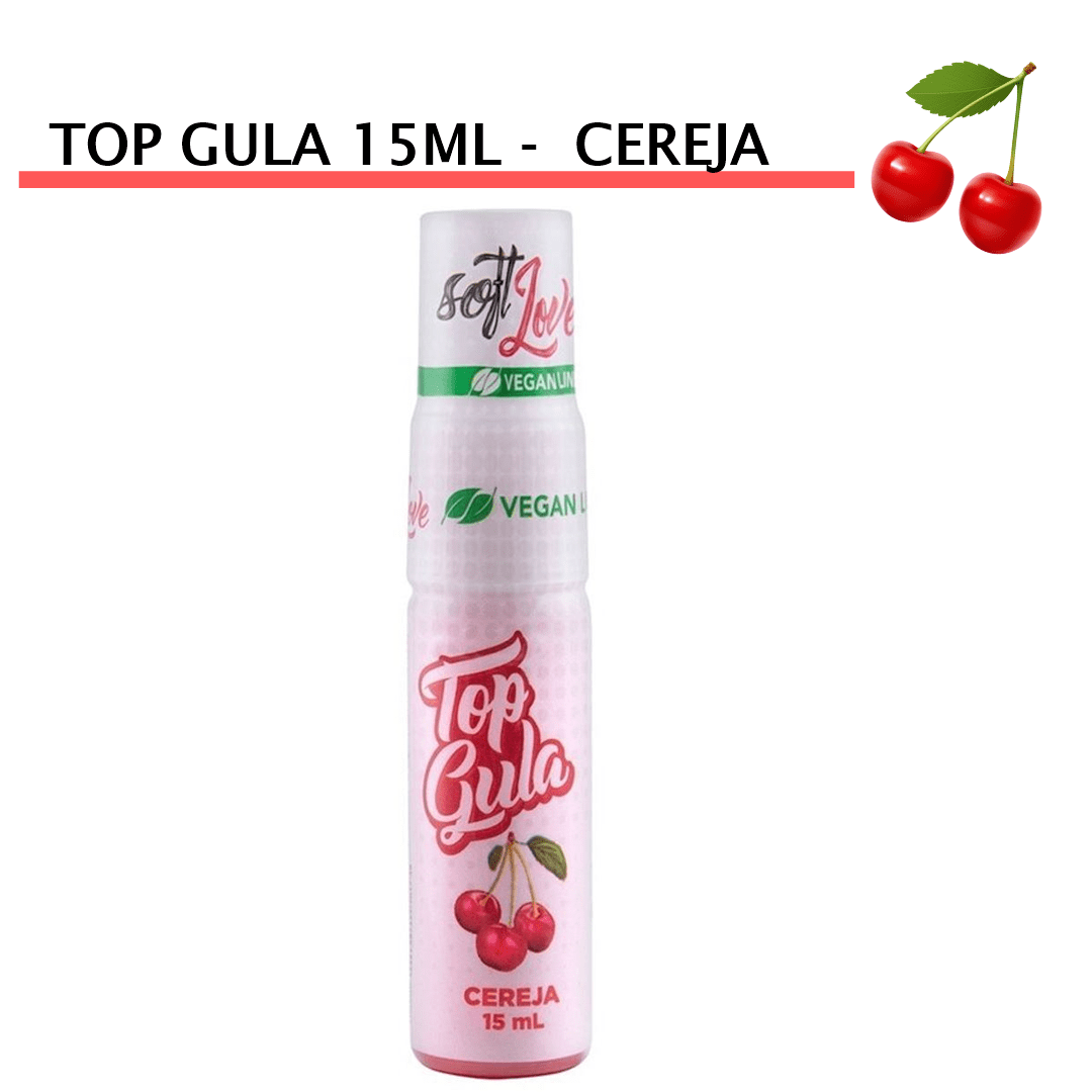 Top Gula Para Sexo Oral 15ml Cereja Cerejinha Sex Shop